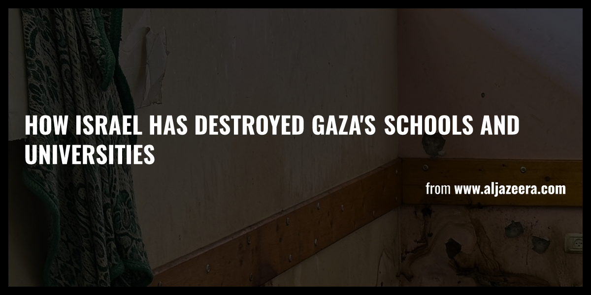 How Israel has destroyed Gaza's schools and universities - Briefly