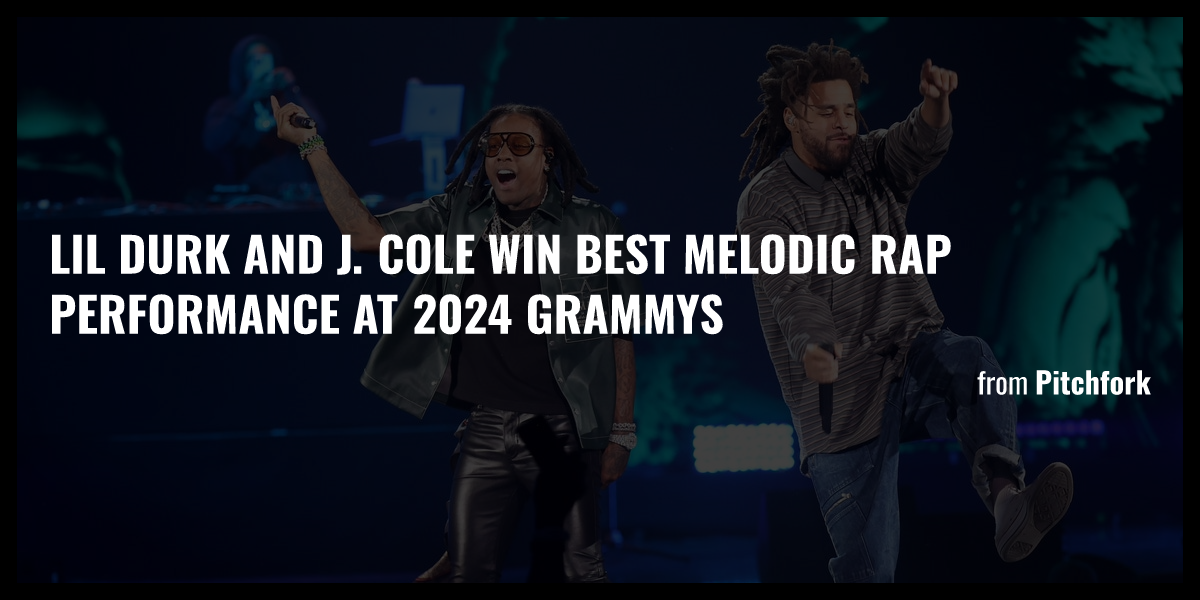 Lil Durk And J. Cole Win Best Melodic Rap Performance At 2024 Grammys ...