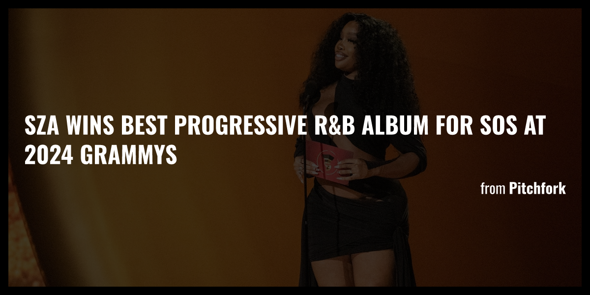 SZA Wins Best Progressive R&B Album for SOS at 2024 Grammys Briefly