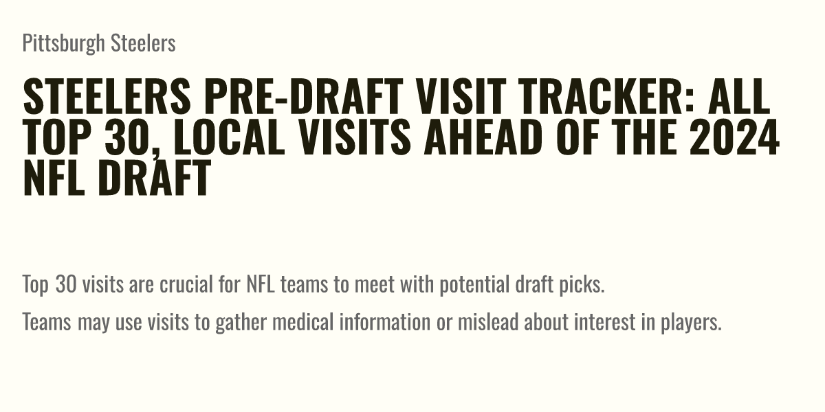 pre draft visit tracker